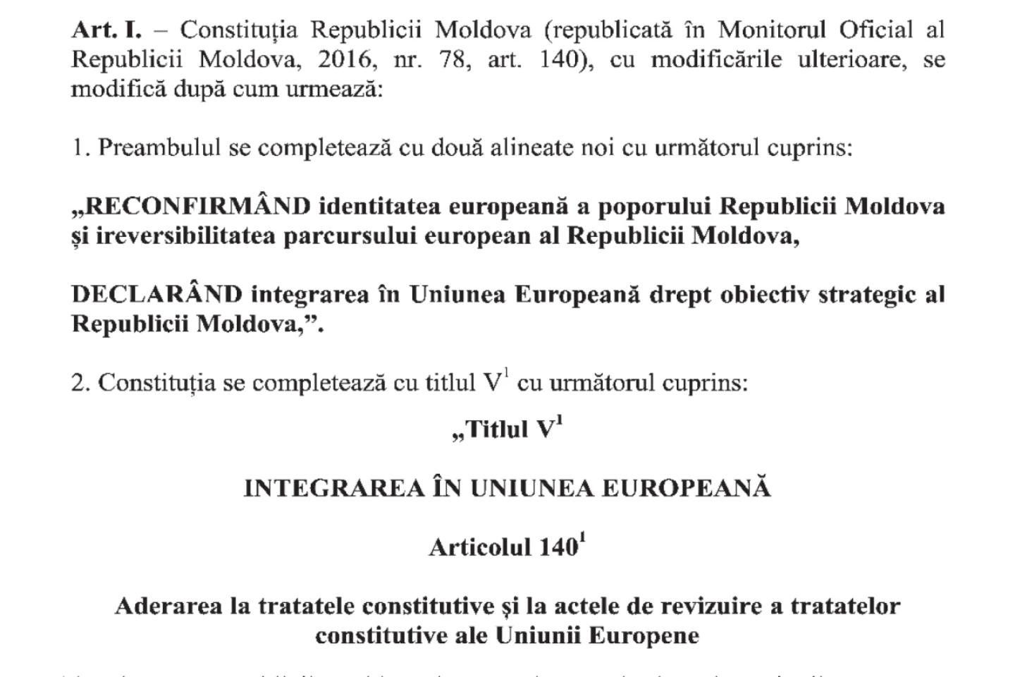 Modelul și textul buletinului de vot pentru referendumul republican constituțional din 20 octombrie 2024, aprobate de CEC