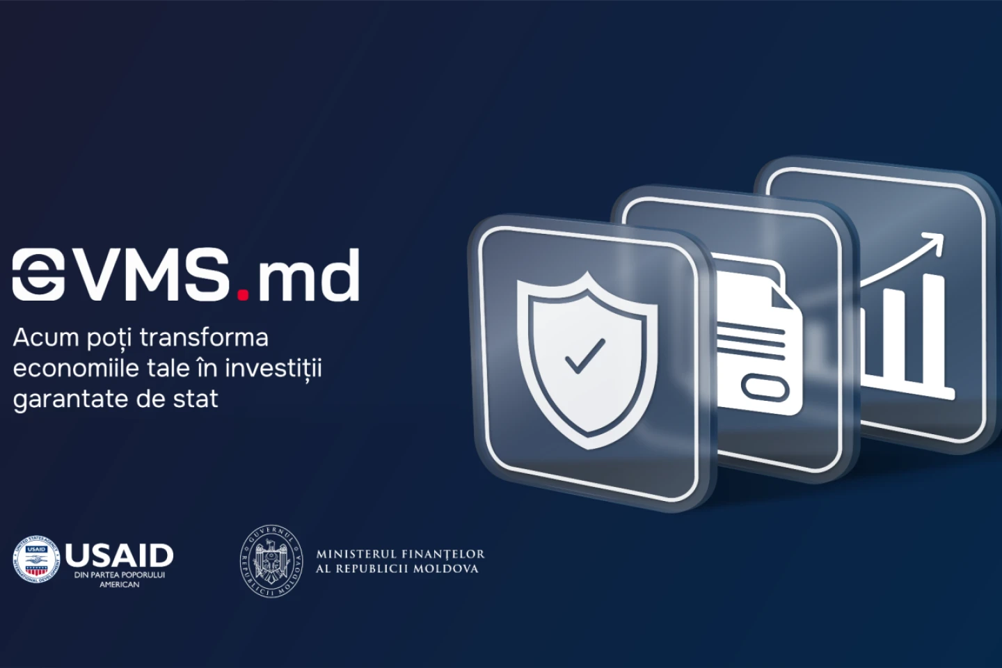 A fost lansată prima emisiune de obligațiuni de stat destinate persoanelor fizice prin platforma eVMS.md 