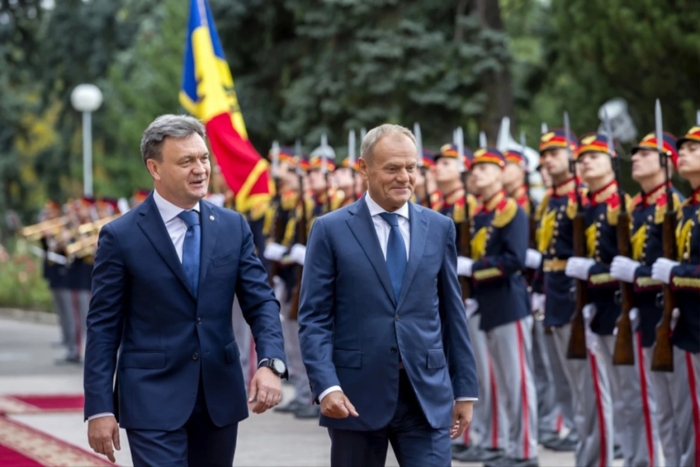 Premierul polonez Donald Tusk în  vizită oficială în Rep. Moldova