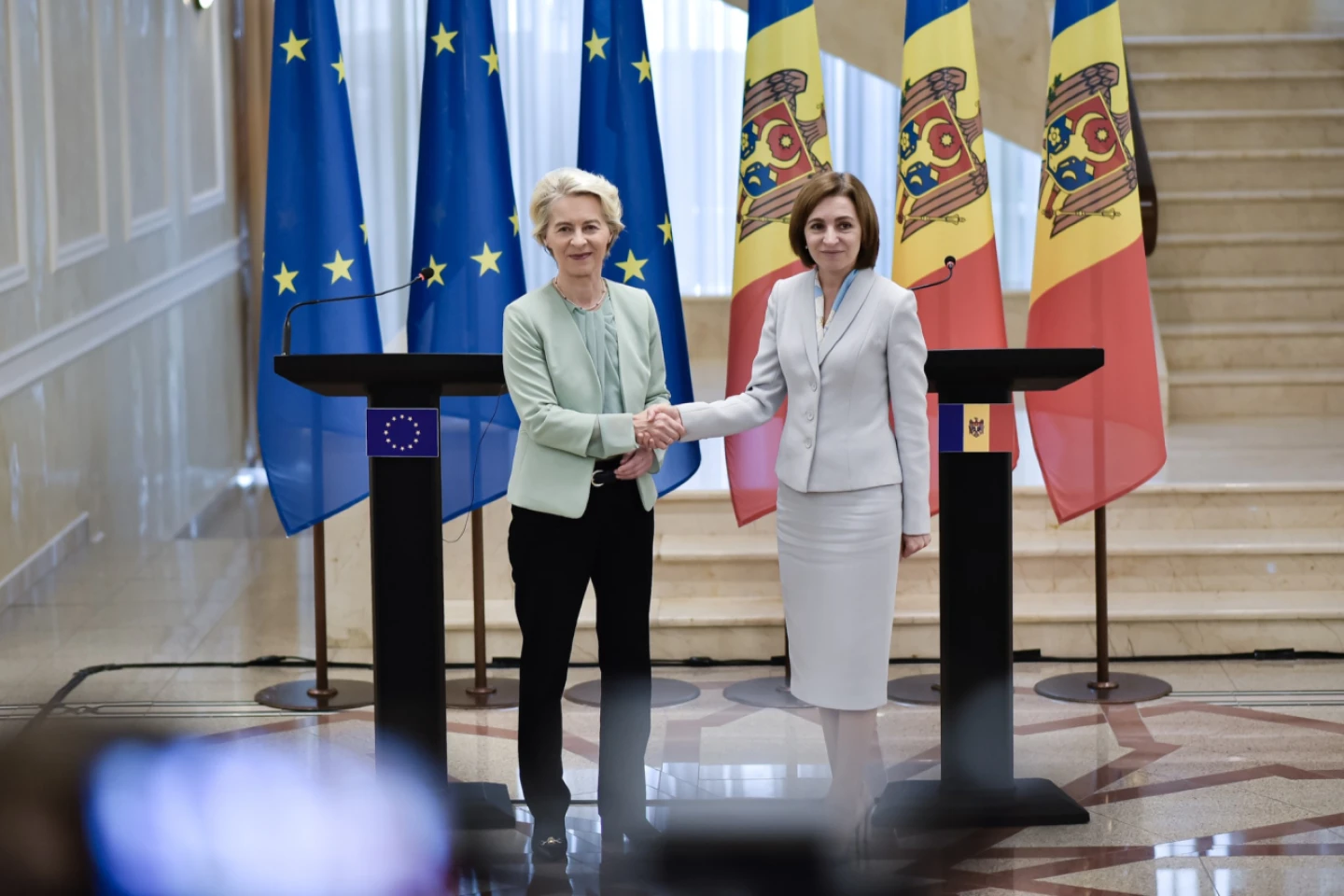 Ursula von der Leyen: UE va investi în R. Moldova 1, 8 miliarde de euro în următorii 3 ani