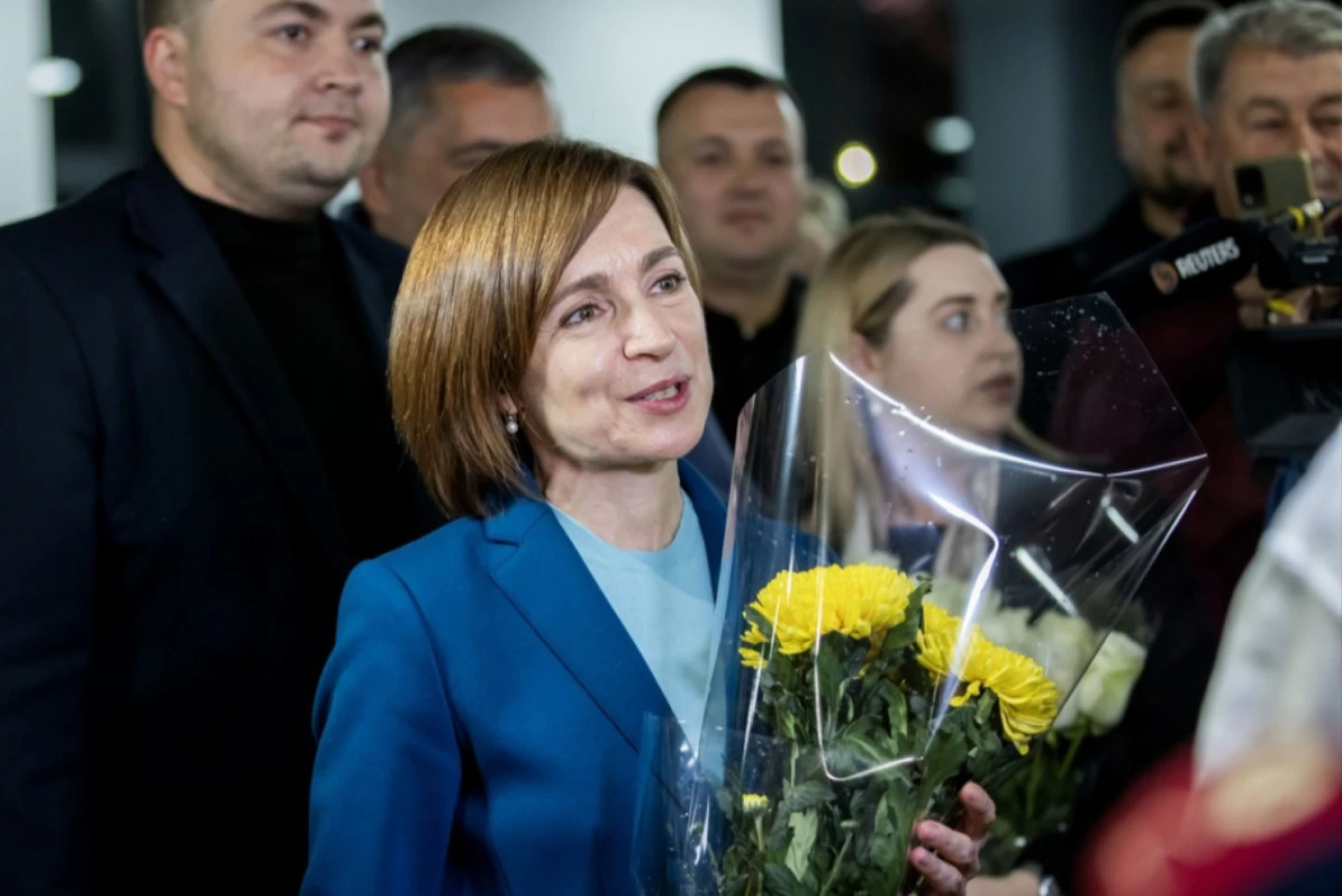 Primii trei oameni de stat ai României salută victoria Maiei Sandu