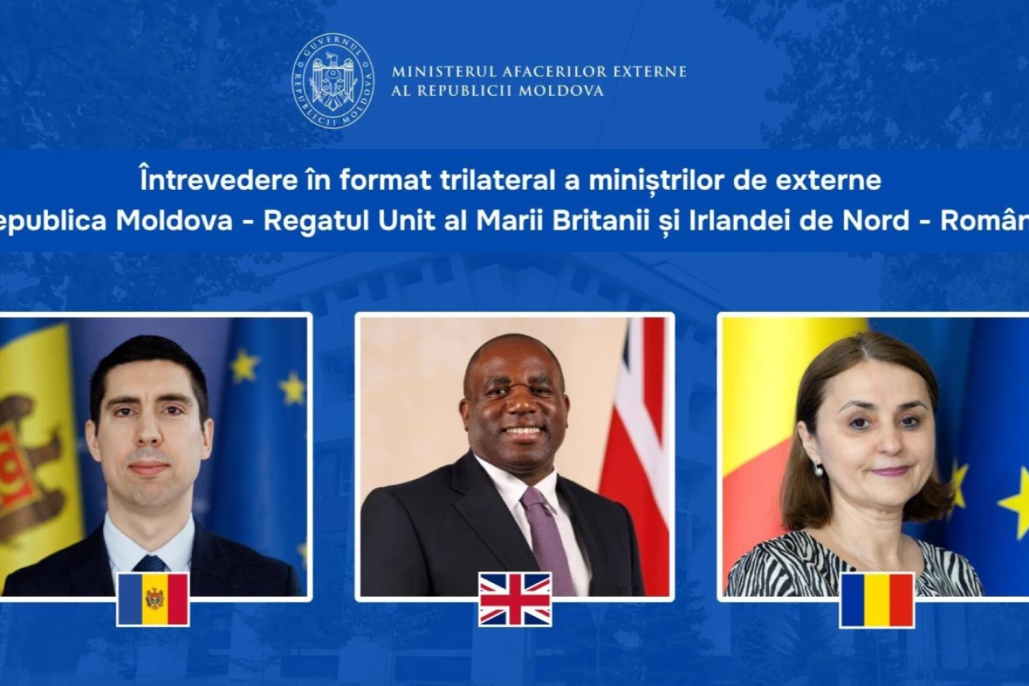 Miniștrii de externe ai României și Marii Britanii, în vizită la Chișinău