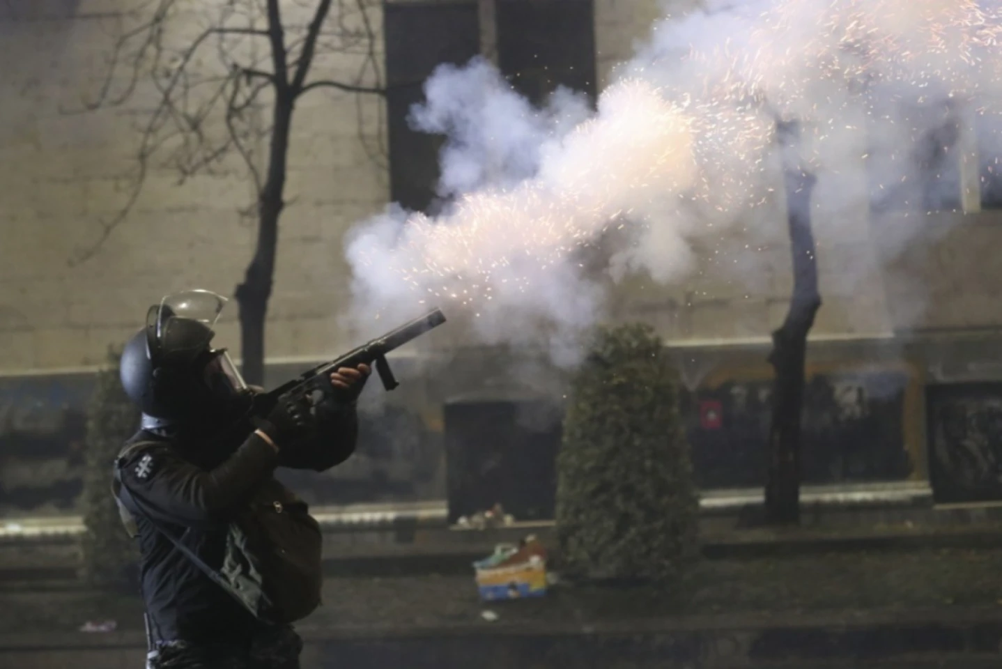 A zecea noapte de proteste în capitala Georgiei