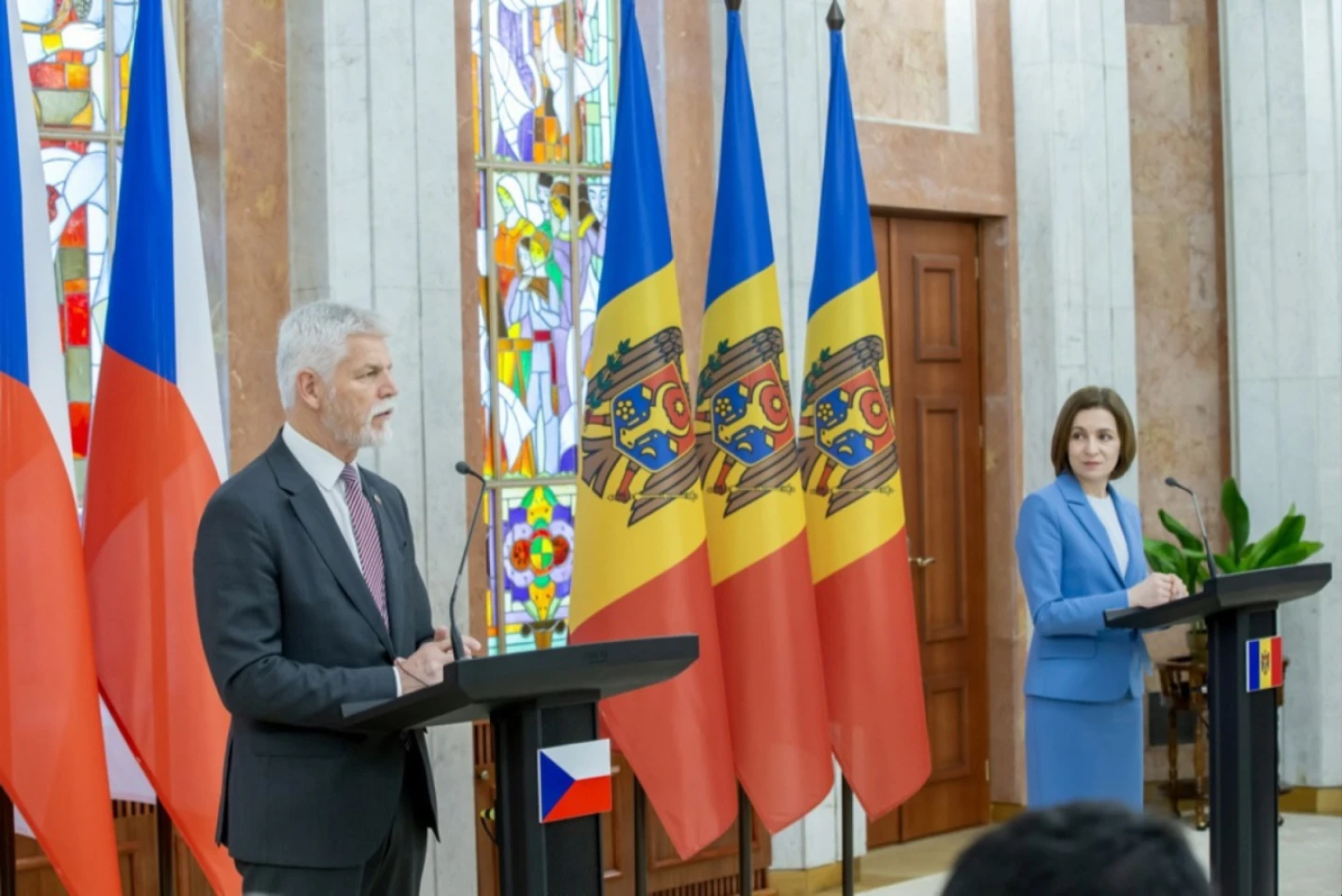 Președintele ceh, Petr Pavel, a reafirmat, la Chișinău, sprijinul pentru aspirațiile europene ale R. Moldova