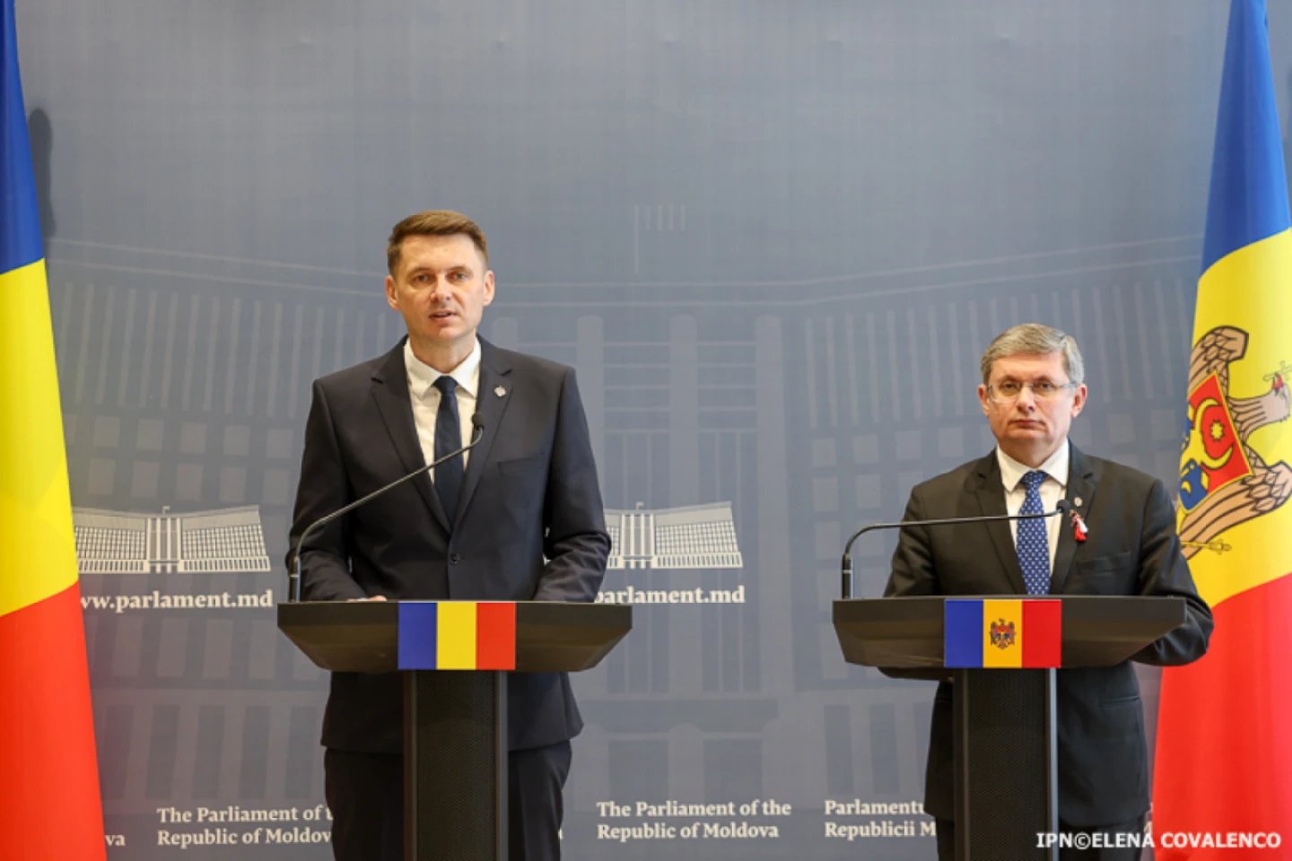 Președintele Parlamentului R. Moldova și Președintele interimar al Senatului României reafirmă angajamentele bilaterale la Chișinău