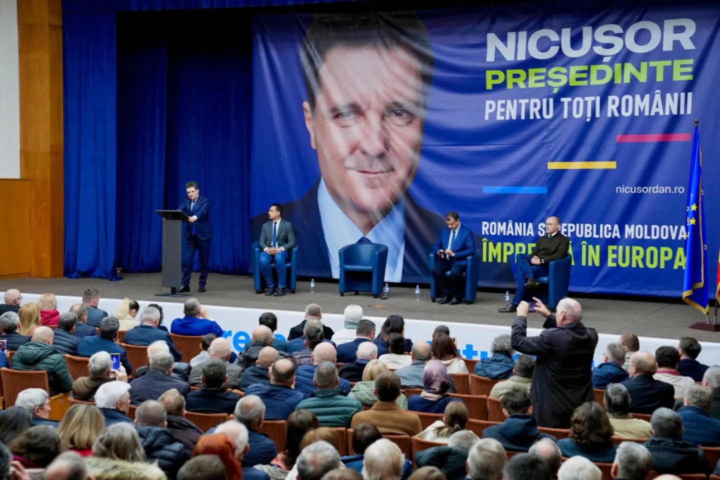 Nicușor Dan, la Chișinău: „Aderarea R. Moldova la Uniunea Europeană va fi o prioritate absolută a mandatului meu de președinte al României”.
