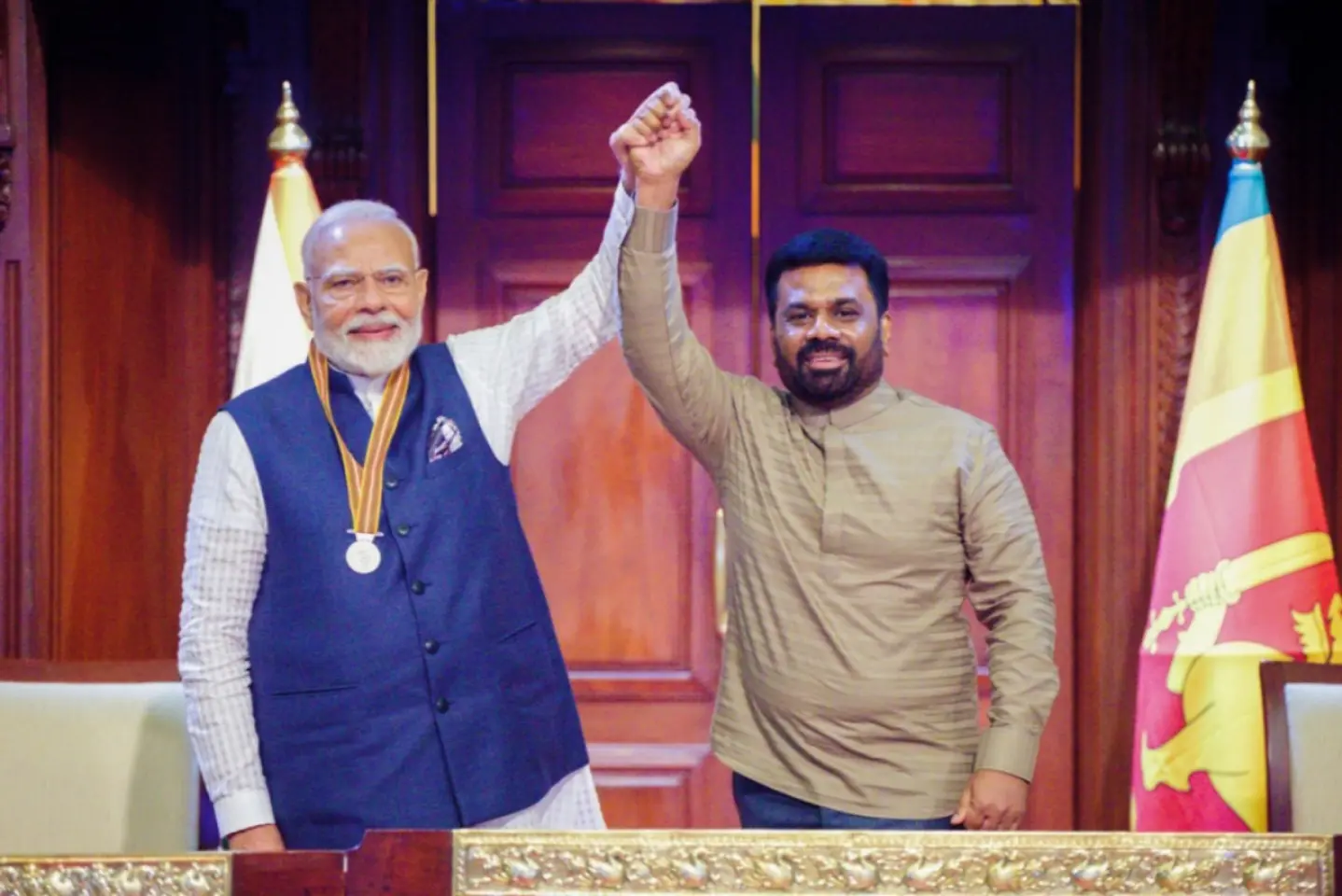 Acorduri privind apărarea şi energia între India şi Sri Lanka