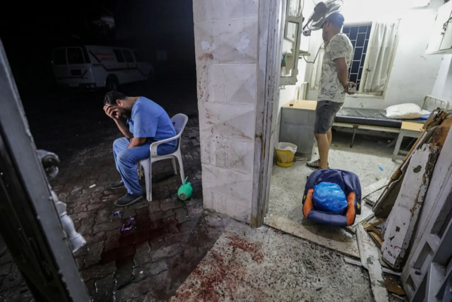 Palestinienii denunță o lovitură israeliană asupra spitalului Al-Ahli din Gaza