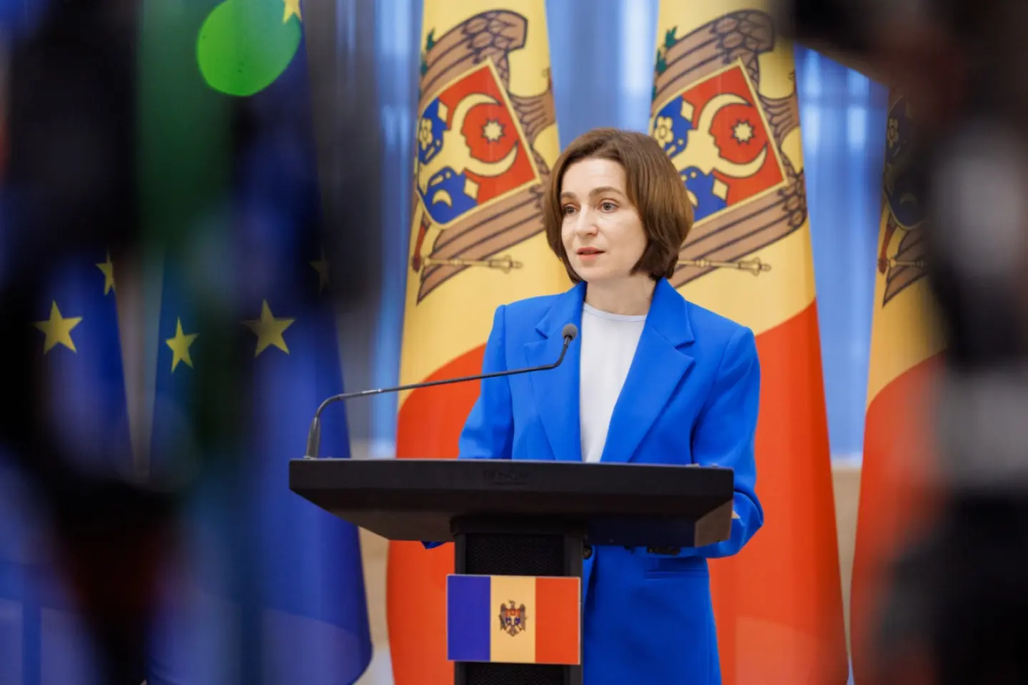 Maia Sandu îi îndeamnă pe românii din Republica Moldova să voteze: „Fiecare alegere poate determina direcția României”