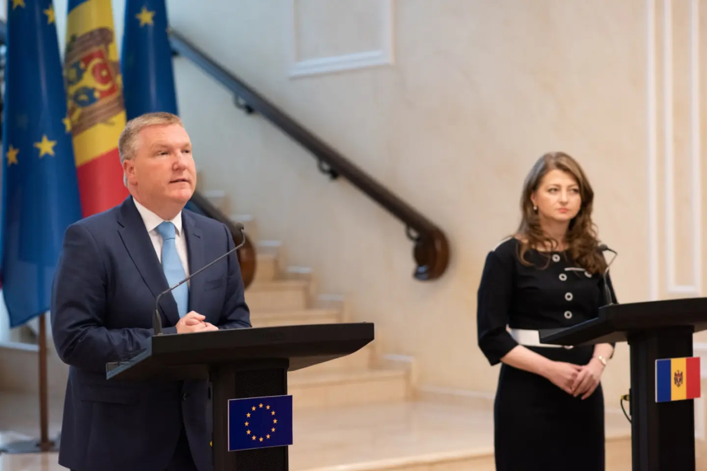 Comisarul UE pentru Justiție,  Michael McGrath,  reafirmă sprijinul pentru parcursul european al R. Moldova și solicită progrese în justiție și lupta anticorupție