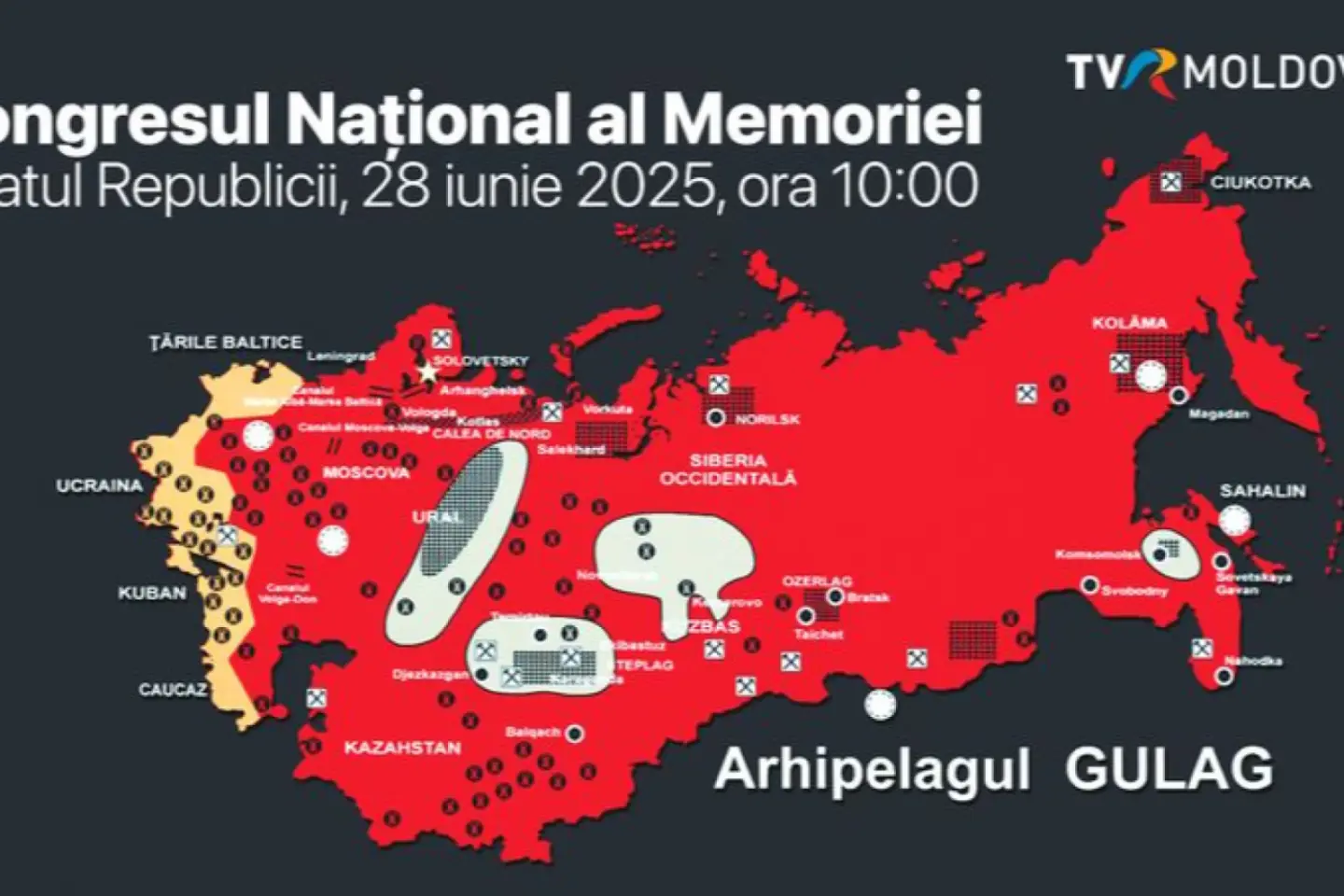 Primul Congres Național al Memoriei, la 85 de ani de la ocuparea Basarabiei de URSS