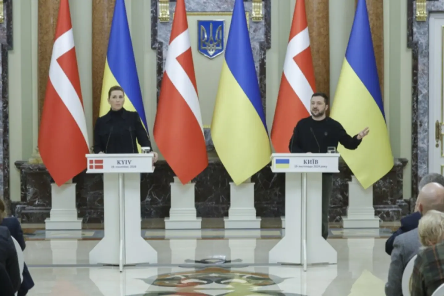 Volodimir Zelenski, vizită oficială în Danemarca
