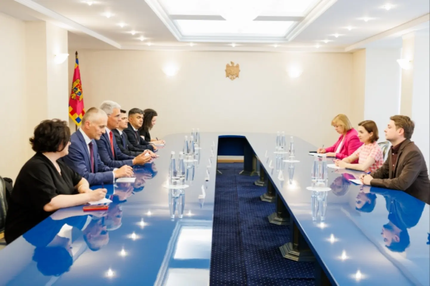 Maia Sandu s-a întâlnit cu ministrul român al Investițiilor, pentru a discuta proiecte strategice bilaterale