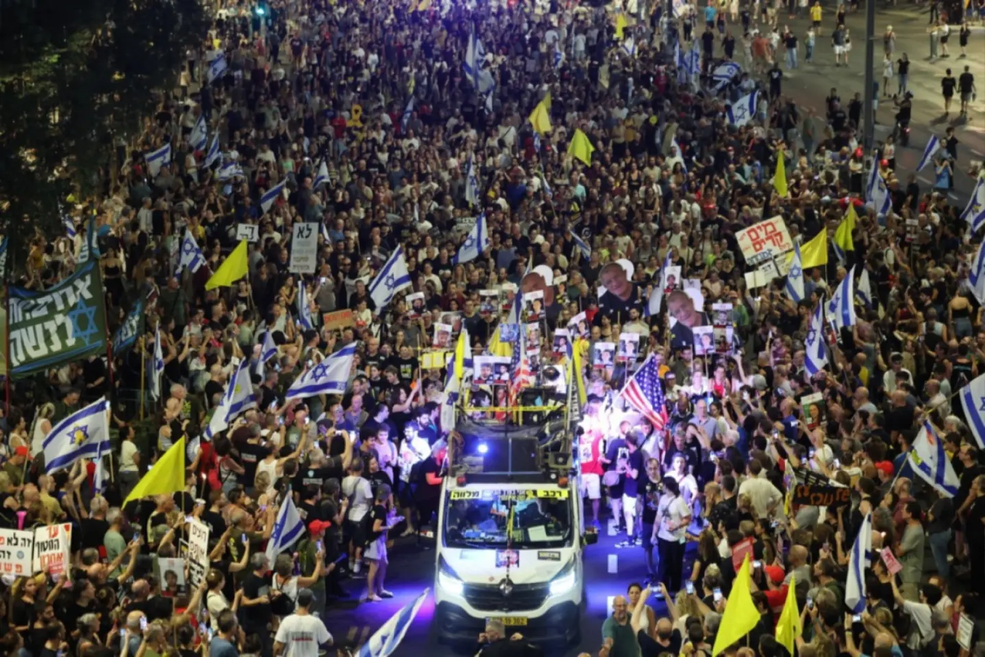 Israelienii protestează împotriva planului de ocupare a orașului Gaza