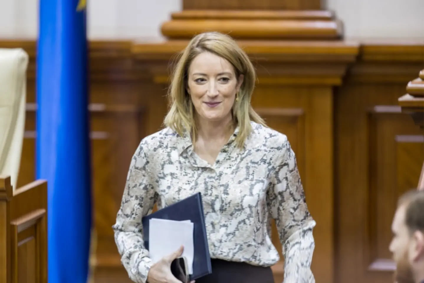 Președinta Parlamentului European, Roberta Metsola așteptată în vizită oficială la Chișinău