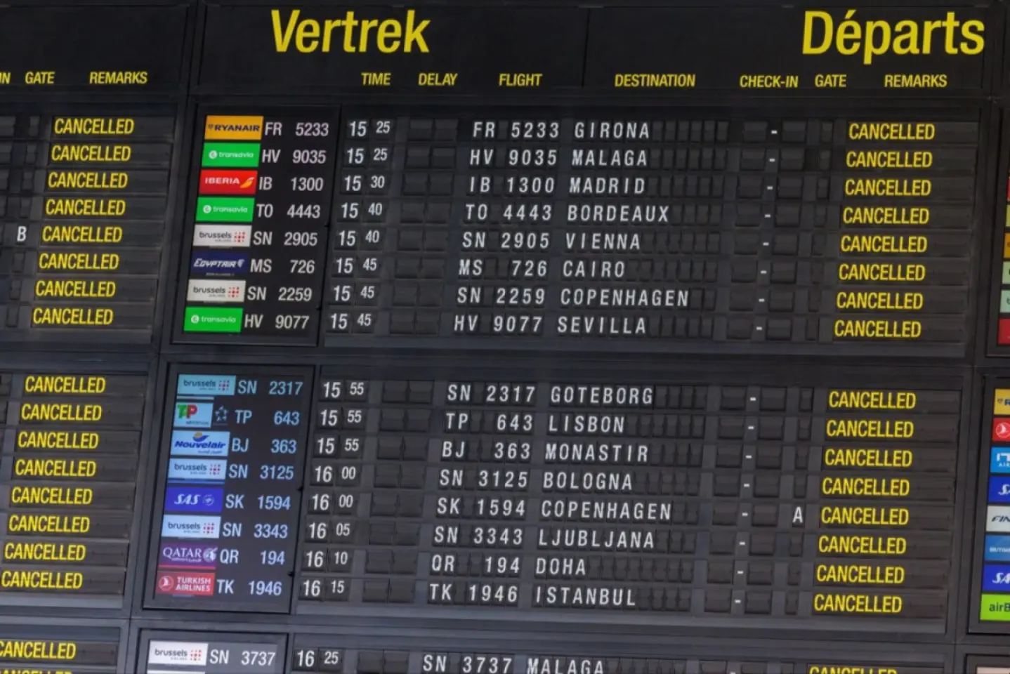 Grevă națională în Belgia