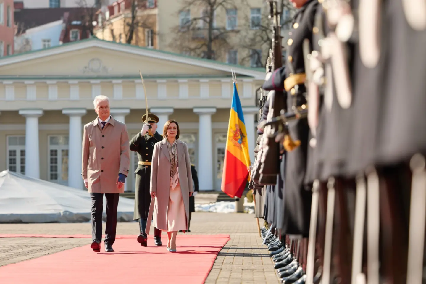 Maia Sandu se află în vizită oficială în Lituania