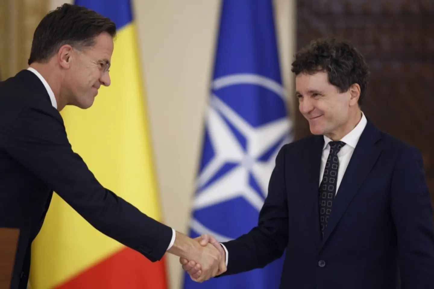 Preşedintele României, Nicuşor Dan, se întâlnește cu secretarul general al NATO, Mark Rutte