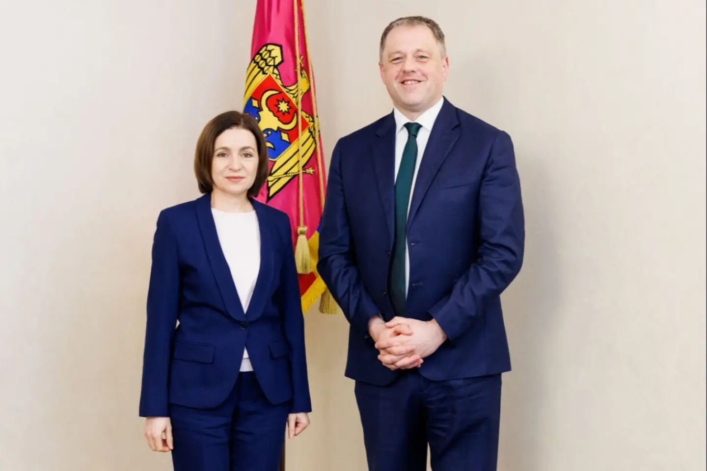 Șefa statului a discutat cu ministrul pentru Afaceri Europene și Apărare al Irlandei, Thomas Byrne, despre parcursul european al R. Moldova