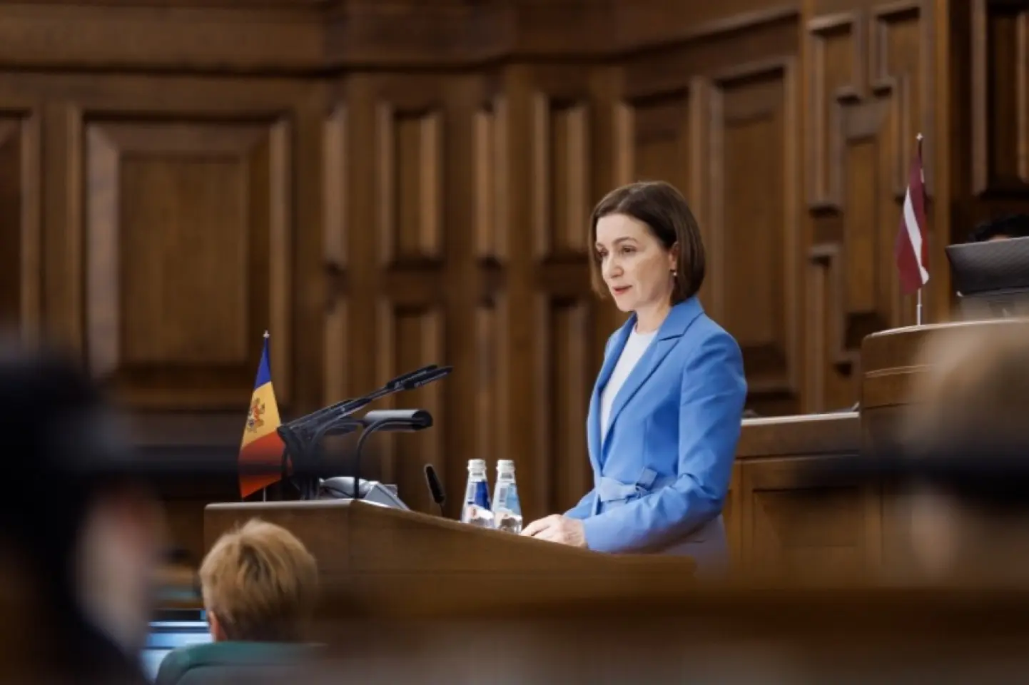 Maia Sandu, la Riga: Locul Moldovei este în Uniunea Europeană. Nu este un act de generozitate. Ci un act de coerență strategică