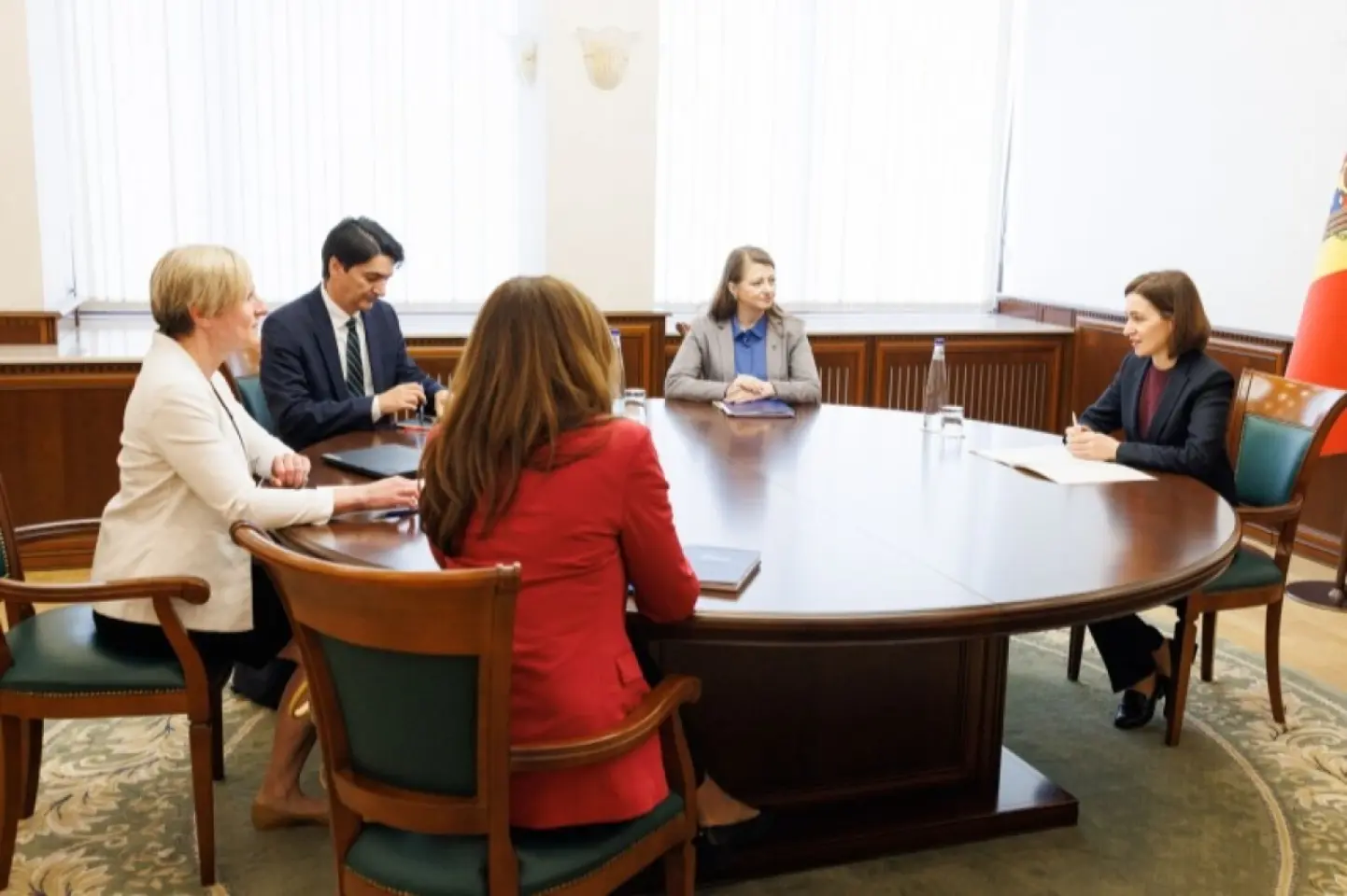 Maia Sandu s-a întâlnit cu misiunea FMI