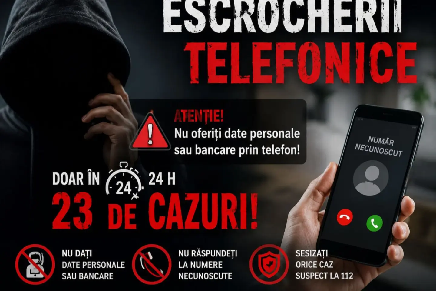  Poliția din R. Moldova raportează fraude de peste 3,7 milioane de lei în doar 24 de ore