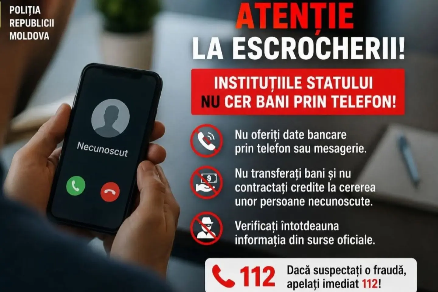 Peste 900.000 de lei, sustrași de către escroci de la o femeie din Telenești