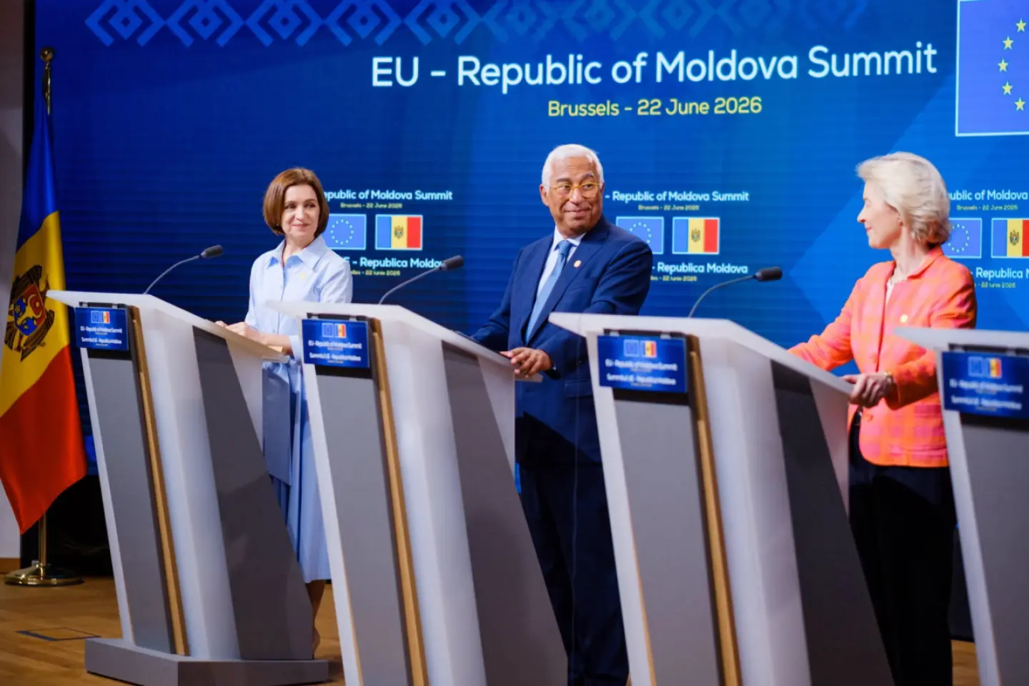 Summitul RM–UE// Maia Sandu: R. Moldova vrea să „câștige cursa” pentru aderare și să deschidă toate grupurile de capitole