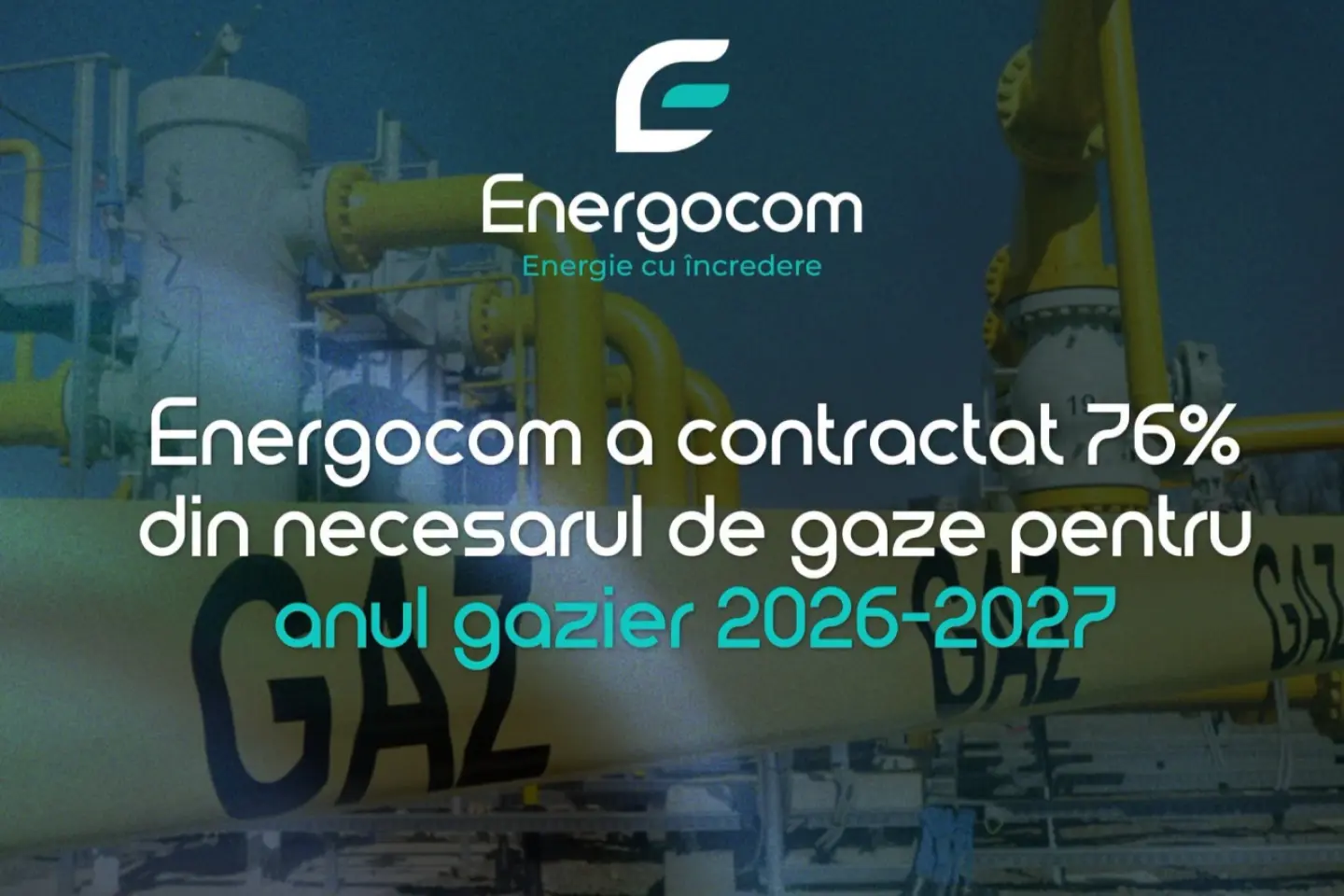 Energocom a achiziționat integral volumul de gaze naturale necesar pentru sezonul de încălzire 