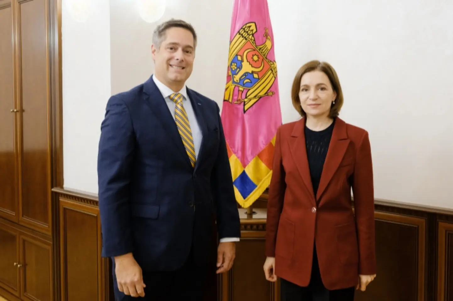 Maia Sandu a discutat cu noul Șef al Misiunii OSCE în Republica Moldova