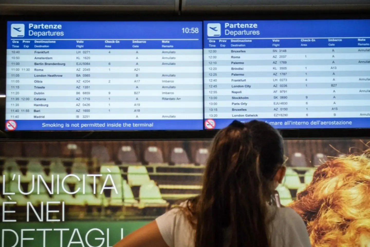 Italia: greve la nivel naţional, care vor perturba traficul aerian