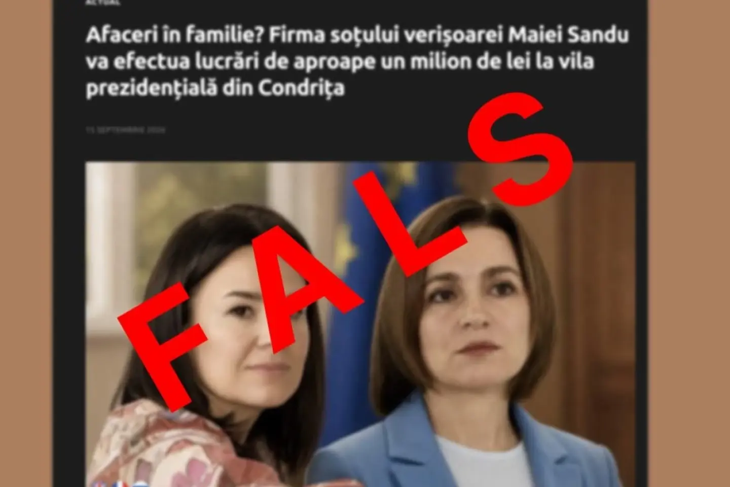 Fals despre lucrările de la vila prezidențială din Condrița, amplificat de o rețea de platforme online