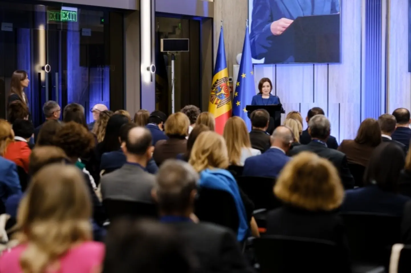 Maia Sandu: Reforma justiției, cea mai mare provocare internă a R. Moldova, războiul hibrid – cea externă