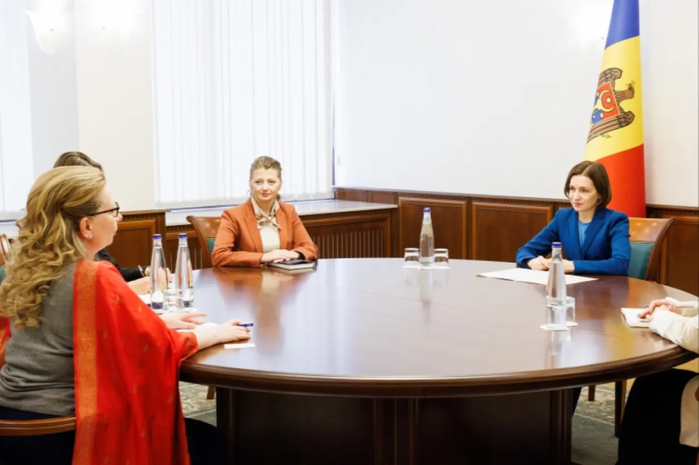 Maia Sandu a discutat cu noua șefă a Consiliului Europei la Chișinău despre reforma justiției