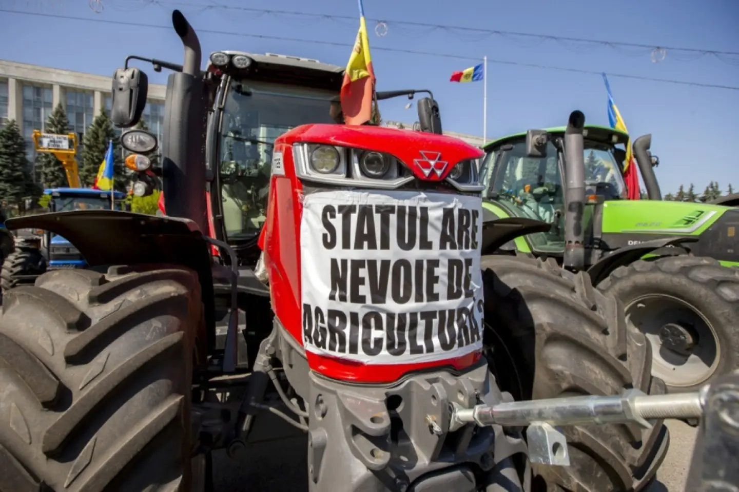 Proteste ale fermierilor la Fălești 