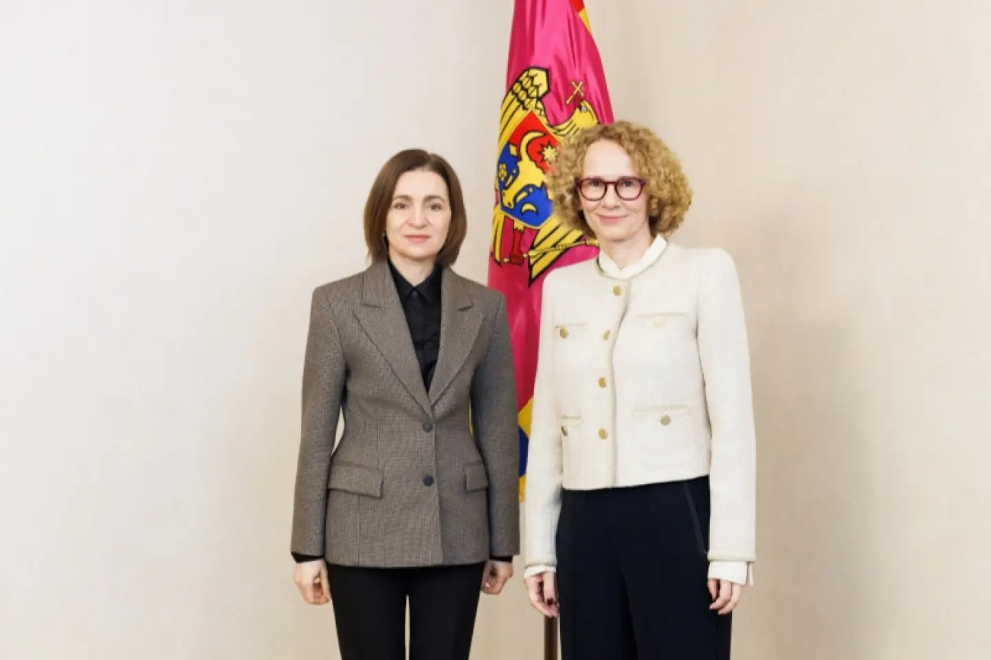 Maia Sandu s-a întâlnit la Chișinău cu secretara generală adjunctă a NATO, Radmila Șekerinska