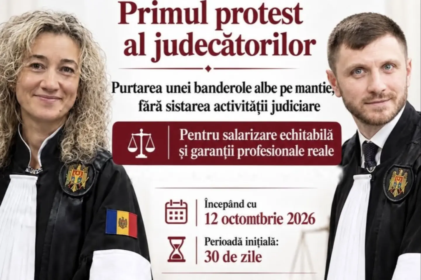 Judecătorii protestează față de noua formulă de salarizare în sectorul public propusă de Guvern