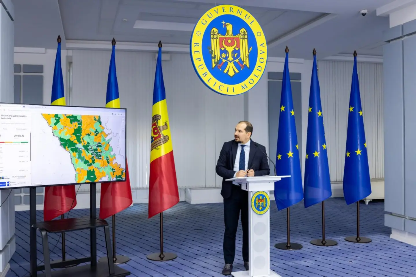DEZINFORMARE: Scopul reformei administrativ-teritoriale este unirea Republicii Moldova cu România 