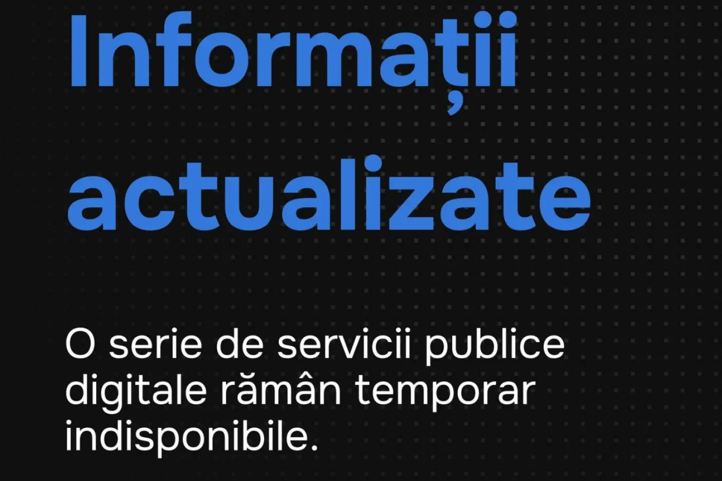 Atac cibernetic de proporții asupra serviciilor digitale de stat  